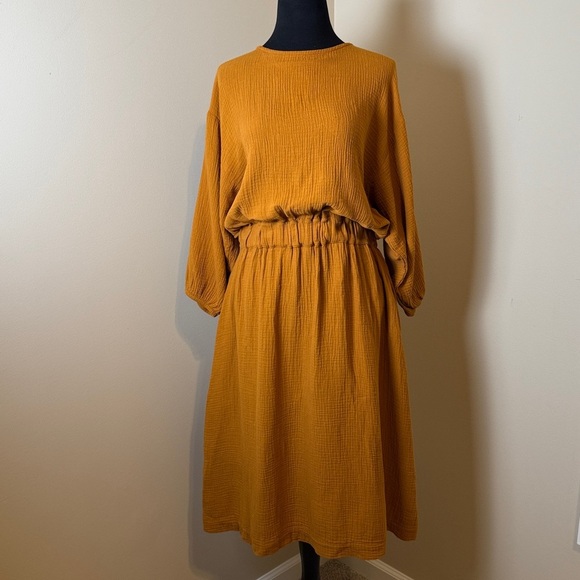 Beaumont Ezili Pecan Dress L - Picture 1 of 9